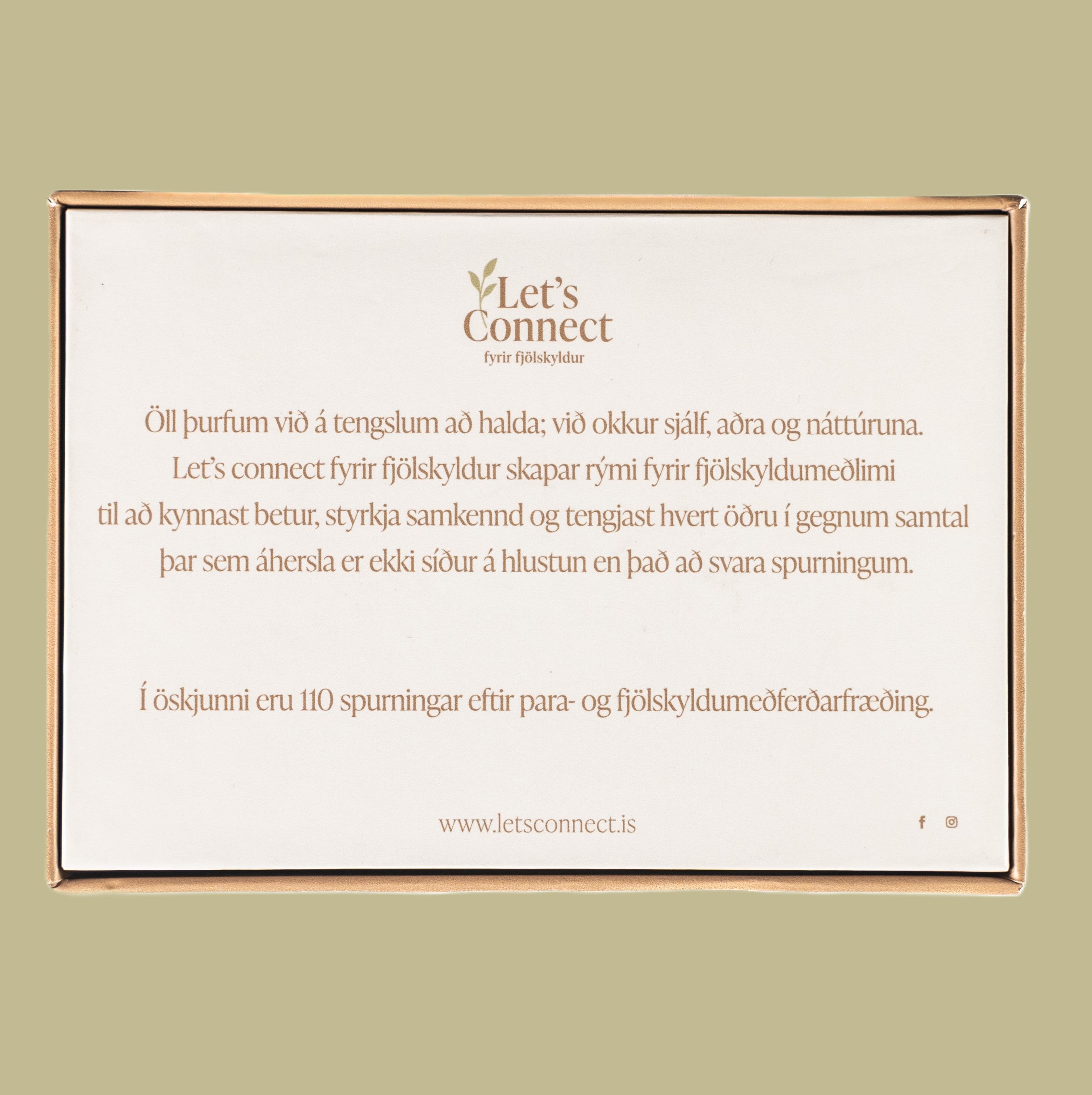 Let´s Connect fyrir fjölskyldur